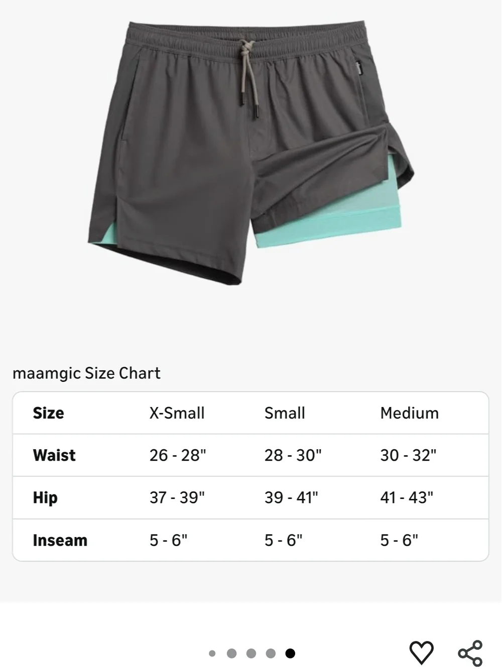 2 in 1 Shorts Men - A built-in compression liner can greatly reduce less chaffin - Picture 5 of 13